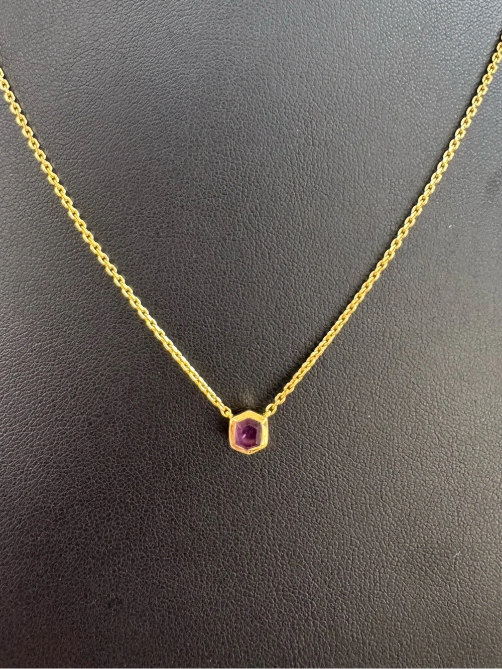 Kendra Scott Davie 18K Gold Vermeil Amethyst February Pendant Necklace
